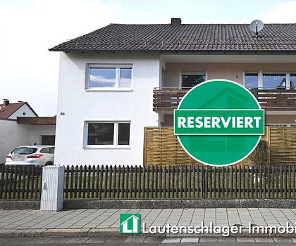 In gefragter Wohnlage von Neumarkt!
Modernisierte 4-Zi.-Wohnung
mit Balkon, Gartenanteil u. Garage