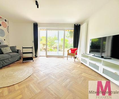 Modernes Wohnen mit Garten  Stilvoll möblierte 2-Zimmerwohnung in zentraler Lage Nürnbergs