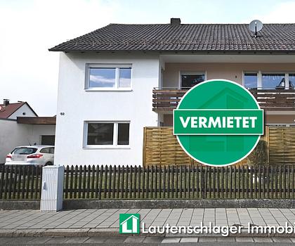 In gefragter Wohnlage von Neumarkt!
Modernisierte 4-Zi.-Wohnung 
mit Balkon, Gartenanteil u. Garage