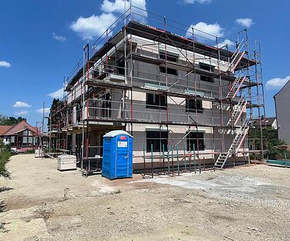 Neubau - 3-Zimmer im Erdgeschoss, barrierefrei mit Gartenanteil - nur noch eine Wohnung verfügbar
