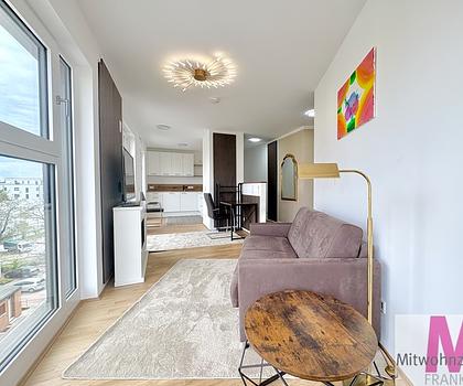 Moderne 1,5 Zimmer Neubauwohnung mit hellem Design