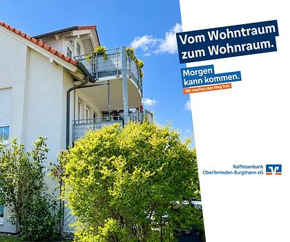 Attraktive 3-Zimmer-Wohnung zum Wohlfühlen mit großem Westbalkon – inkl. Tiefgaragenstellplatz in Burgthann