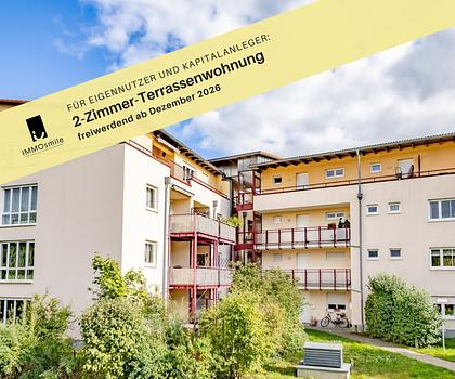 Für Eigennutzer und Kapitalanleger: 2-Zimmer-Terrassenwohnung, freiwerdend ab Dezember 2026