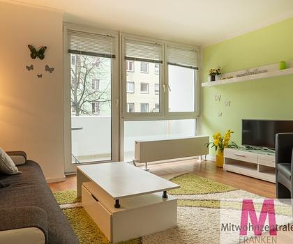 Stilvoll möblierte 2-Zimmerwohnung in bester Nürnberger Lage Komfortabel wohnen in der Pirckheimerstraße