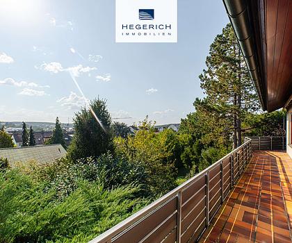 HEGERICH: Lichtdurchflutete Architektenvilla mit Fernblick!