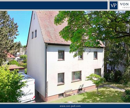 Projekt mit Potenzial in Toplage Erlangens – Zweifamilienhaus mit Garten & Homestaging