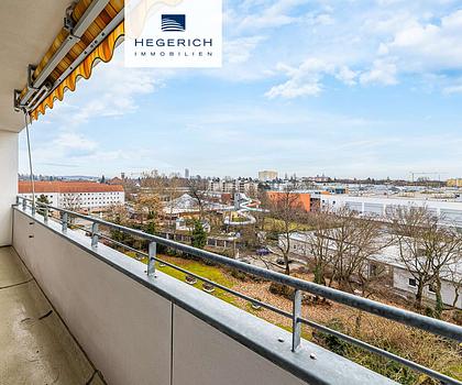 Hegerich: Lichtdurchflutete 3 Zimmerwohnung mit wunderschönen Blick über Nürnberg