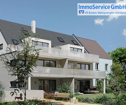 Letzte Einheit: Helle 3-Zimmer-ETW mit Dachterrasse inkl. Studio im Spitzboden in KFW 40 Standard!