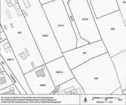 Ruhig gelegenes Grundstück am Fuße des Moritzbergs