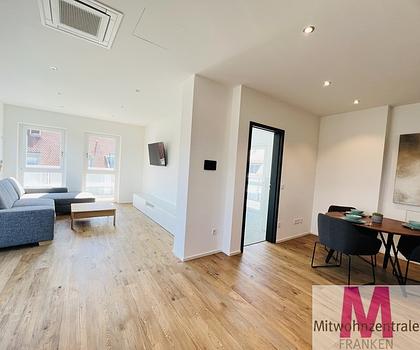 Hochwertig möbliertes Penthouse im Zentrum zum Erstbezug mit Rundumblick über Nürnberg