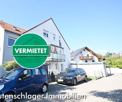 Single-Haushalt oder Zweit-Wohnsitz! Neuwertige 2-Zimmer-Erdgeschoss-Wohnung in Neumarkt-Holzheim