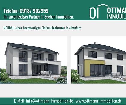 NEUBAU eines modernen Architektenhauses in Altenfurt