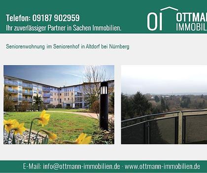 2-Zimmer-Seniorenwohnung mit Balkon