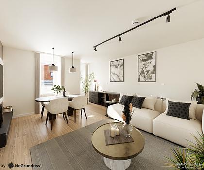 Attraktive Kapitalanlage: Kernsanierte 3-Zimmer-Maisonette mit Wärmepumpe & Balkonblick ins Grüne