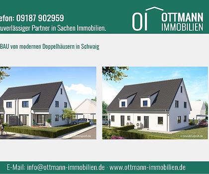 NEUBAU von modernen Doppelhäusern direkt in Schwaig