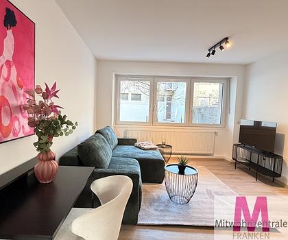 Modern möblierte 3 Zimmer Wohnung im Herzen von Nürnberg
