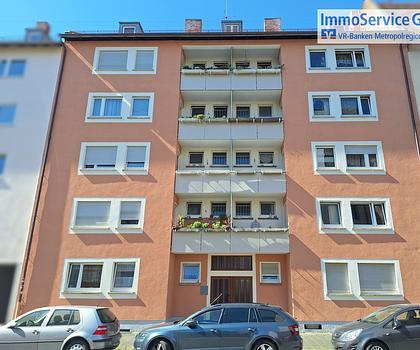 Mehrfamilienhaus mit 15 Wohnungen (2 leerstand) und 5 Garagen in Nürnberg - Sandberg/St. Johannis