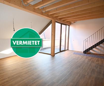 Moderne Neubauwohnung mit Altbauflair!
3-Zimmer-Dachgeschoss - in Berching-Altstadt