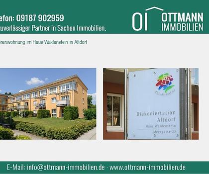 SOFORT ZU BEZIEHEN !Seniorenwohnung im Haus Waldenstein