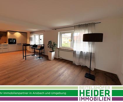 Großzügige 4 Zi.-Wohnung - Erstbezug, ca. 15 km südöstlich von Ansbach