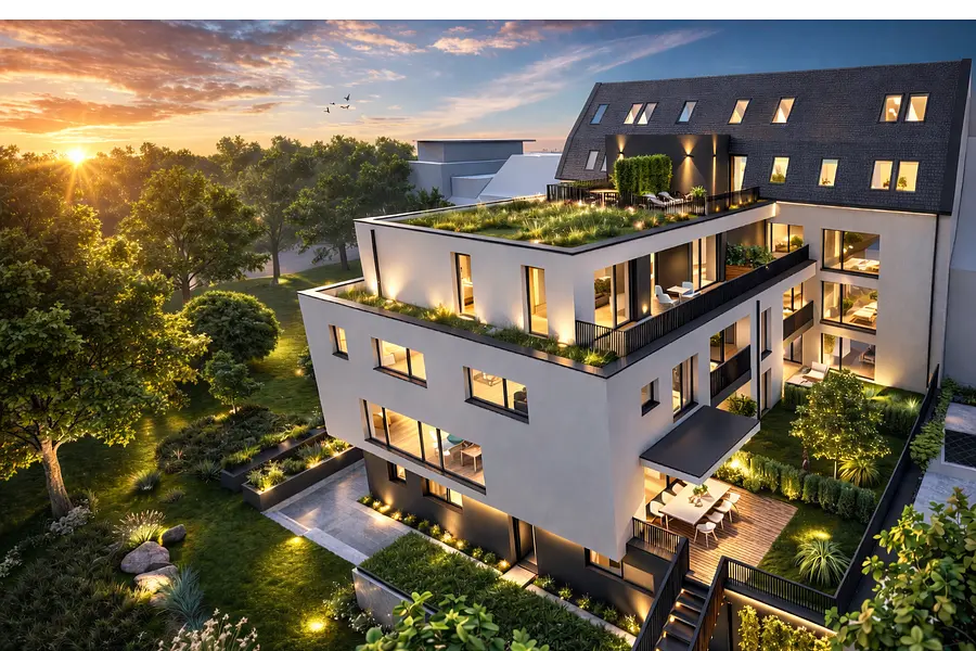 Neubau in St. Johannis - Baubeginn bereits erfolgt - Über 60% bereits verbrieft! KFW 55 zinsgünstige Förderungen noch möglich!