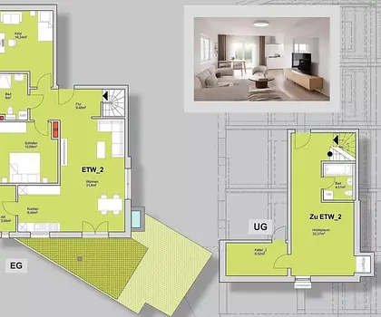Sofort frei – Neubau Gartenwohnung – 4 Zimmer | 129m² Heizfläche mit überdachter Terrasse