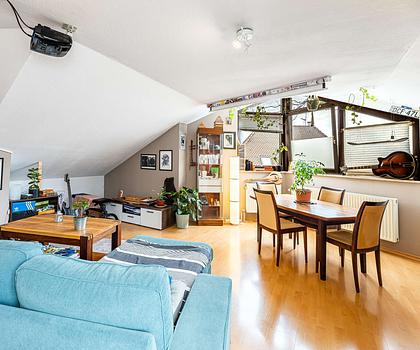 City-Life trifft Entspannung: 1,5 Zimmer mit privater Dachterrasse
