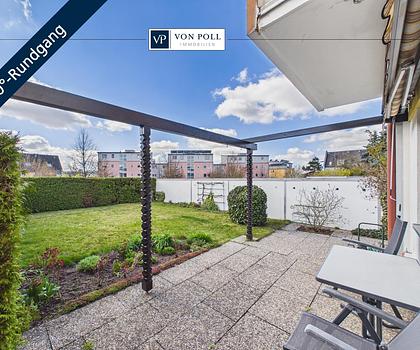 Sonnige Oase am Reihenende: Garten, Terrassen und Balkon inklusive