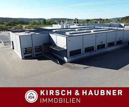Neuwertige Halle: Produktionsfläche, 2 x 5 t Kräne u. Büroflächen,
Postbauer-Heng