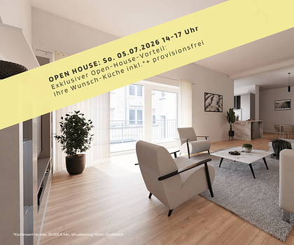 SeeNAH:  Neubau-Komfort mit Altbau-Deckenhöhe, 3-Zimmer-Wohnung nahe des Wöhrder Sees!