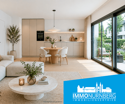 Marienbergpark ums Eck: Gartenwohnung im hochwertigen Neubau