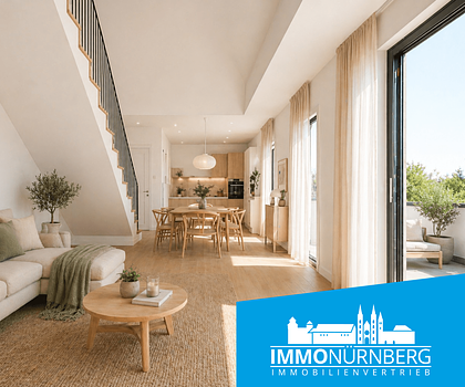 Maisonette mit offener Galerie und 2 Dachterrassen am Marienbergpark
