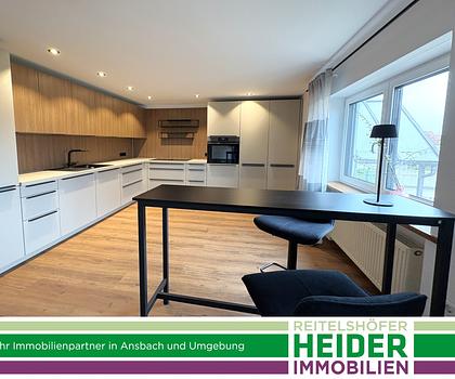 Stilvolle, komplett sanierte 130 qm Wohnung im Grünen 